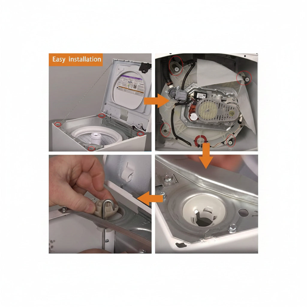 Washer Suspension Rod Kit by Beaquicy - Replacement for Whirlpool