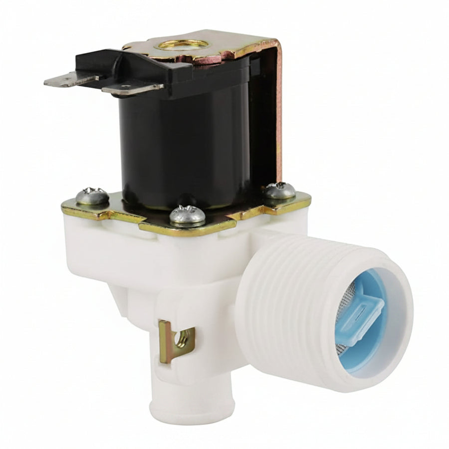 Water Inlet Valve BSPP 3/4in Electric Solenoid Valve Washing Machine Water Flow Control Valve FCD270A