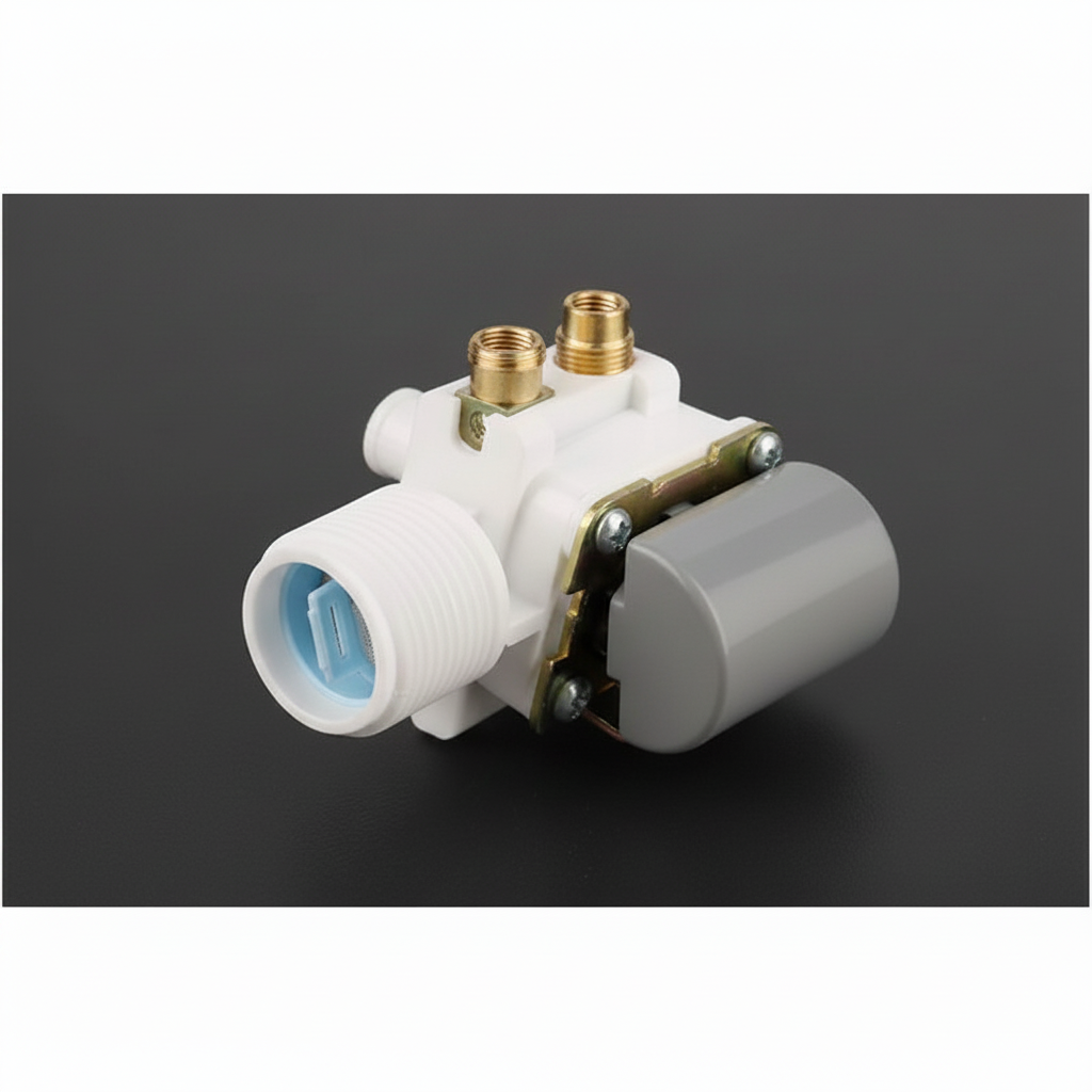 Water Inlet Valve BSPP 3/4in Electric Solenoid Valve Washing Machine Water Flow Control Valve FCD270A