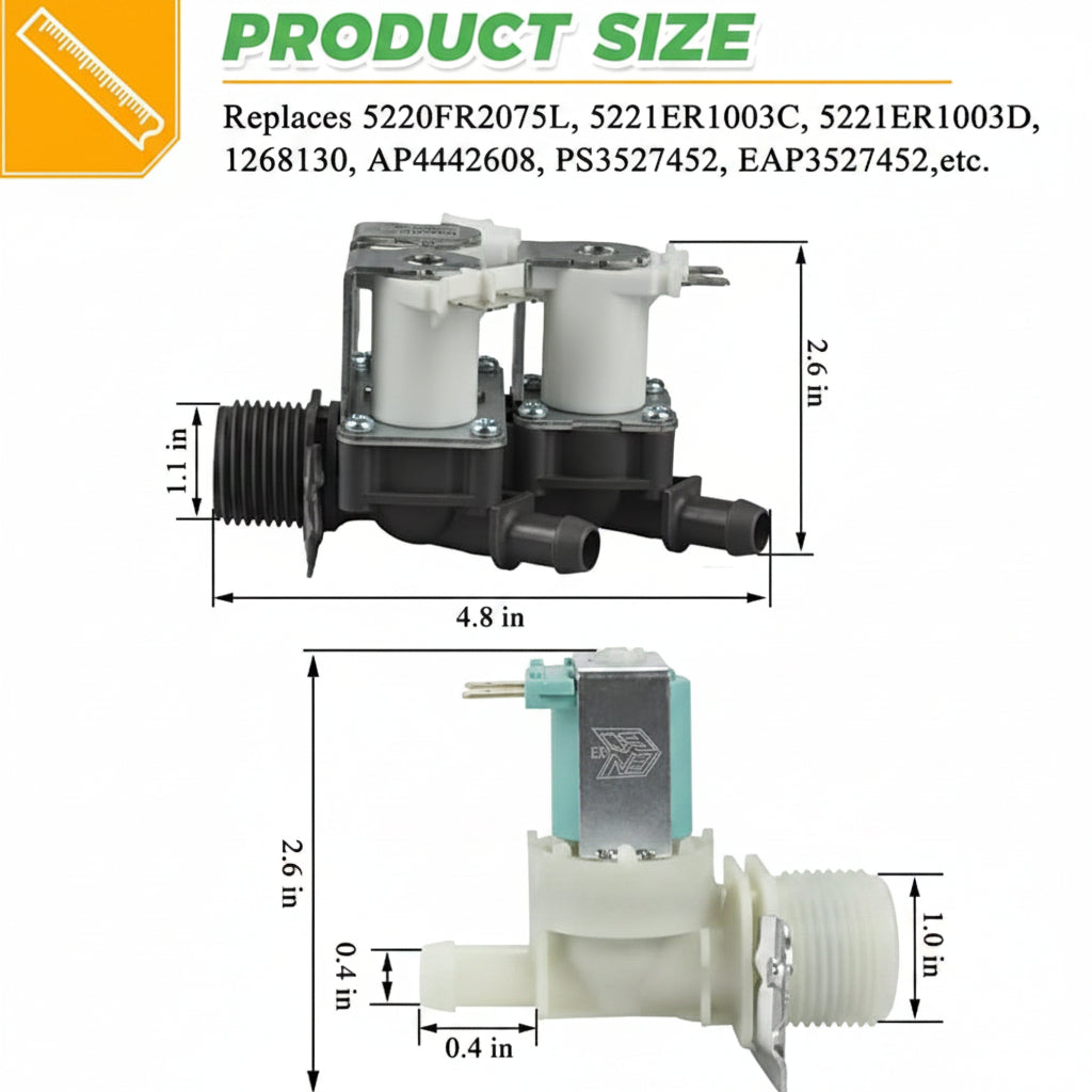 Water Inlet Valve(OEM Set)by Techecook