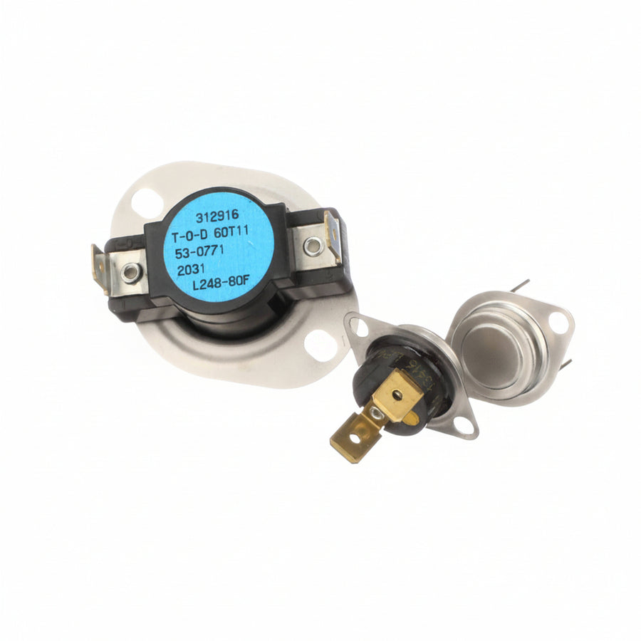 Whirlpool LA-1053 Thermal Fuse-Thermostat Kit, Dryer