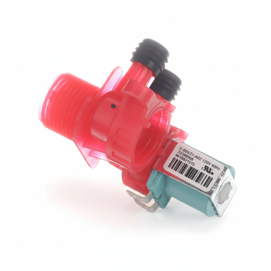 Whirlpool W11168743 Solenoid Valve, Hot Water, 120 Volt, 60HZ, Washing Machine