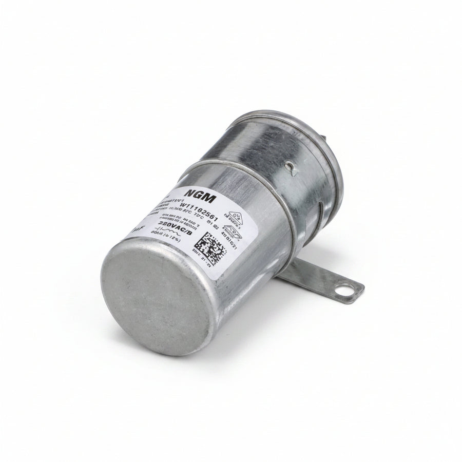 Whirlpool W11428524 Capacitor, 45uF, 250VAC, 50-60HZ, Washing Machine