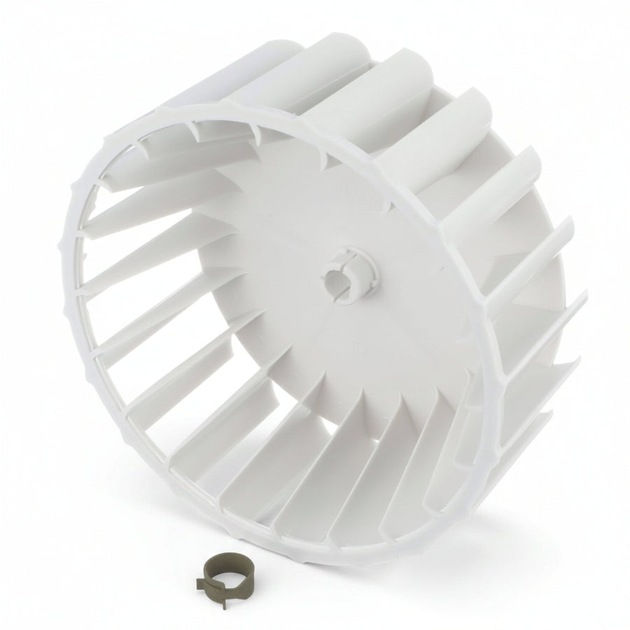 Whirlpool Y303836 Blower Wheel, White, Dryer