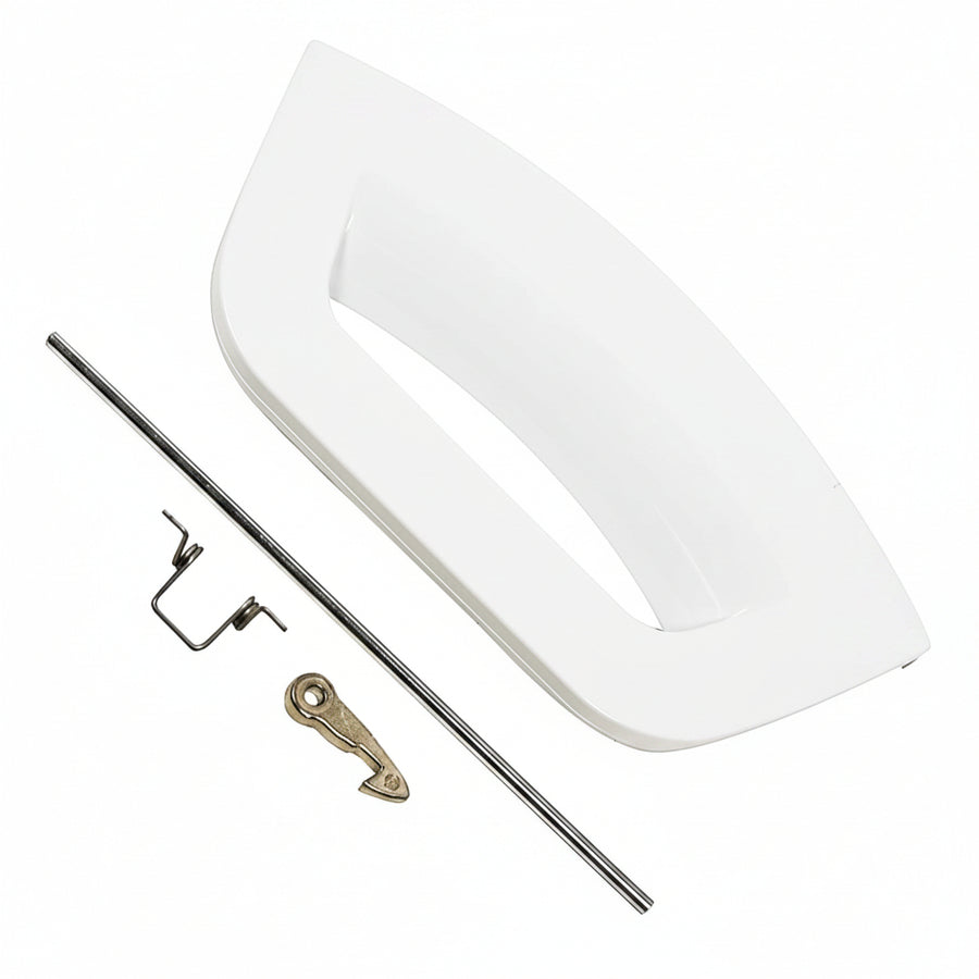 White Door Handle Kit for Hotpoint Washing Machine SPARES2GO