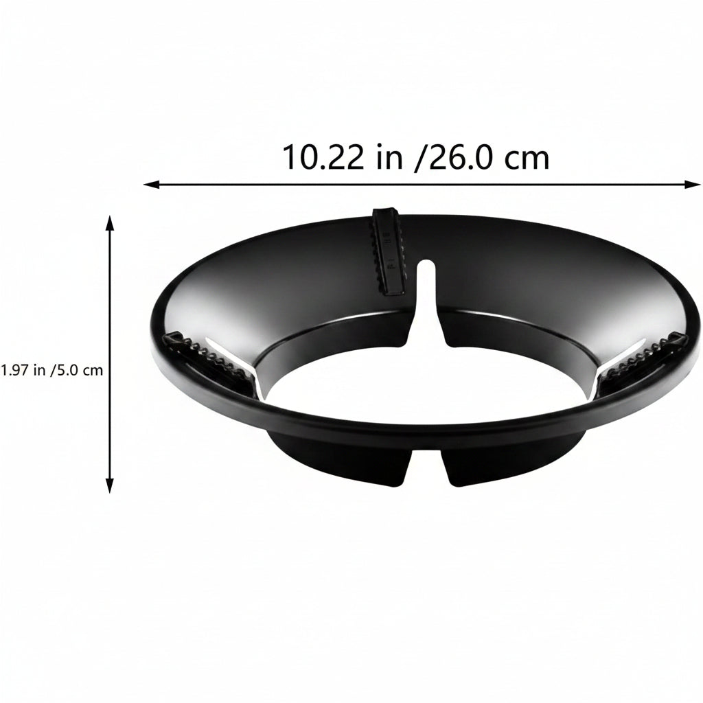 Wok Stove Ring Support Holder: Kitchen Cooktop Range Pan Holder Stand Rack Windproof Gas Hob Milk Pot Holder 26x26cm