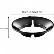 Wok Stove Ring Support Holder: Kitchen Cooktop Range Pan Holder Stand Rack Windproof Gas Hob Milk Pot Holder 26x26cm