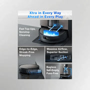 ECOVACS Deebot X11 Omni Cyclone Robotic Vacuum & Mop (19,500Pa Suction,OZMO Roller,PowerBoost Charging)