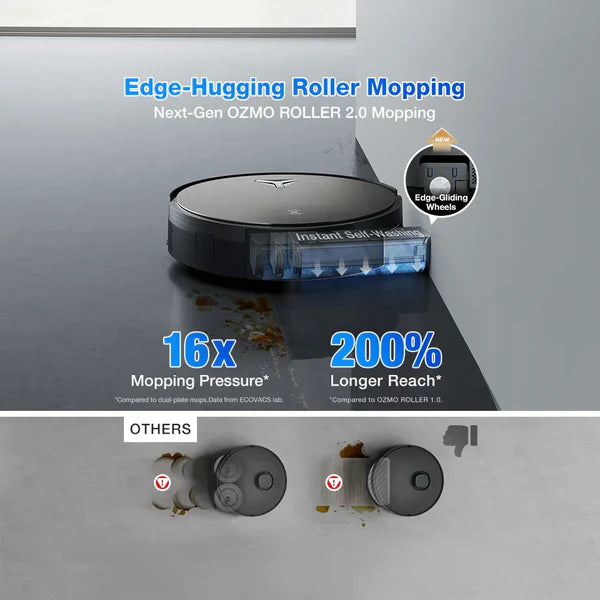 Load image into Gallery viewer, ECOVACS Deebot X11 Omni Cyclone Robotic Vacuum &amp; Mop (19,500Pa Suction,OZMO Roller,PowerBoost Charging)
