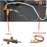 XIE Low Pressure LPG Propane Gas Fireplace Fire Pit Flame Failure Safety Control Valve Kit