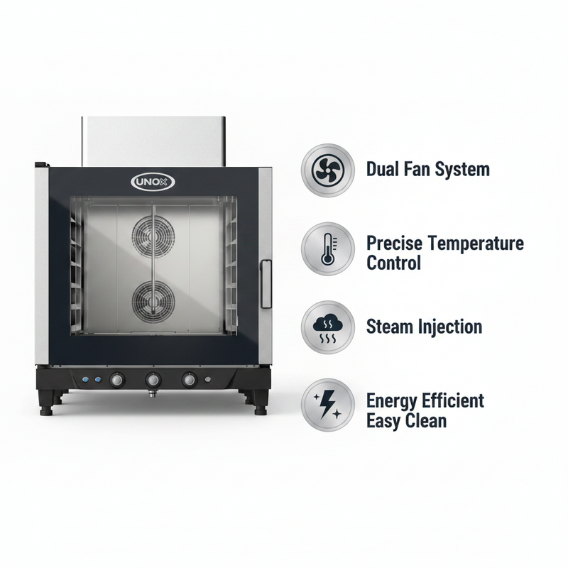 Load image into Gallery viewer, Unox Convection Gas Oven - XV513G
