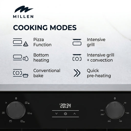 Millen Built-in Electric Oven MEOP 6002 BB