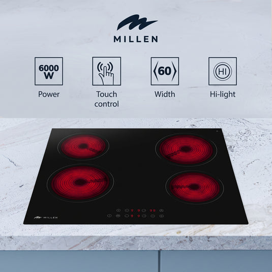 Millen 60cm Built-In Ceramic Hob MEH 605 BM
