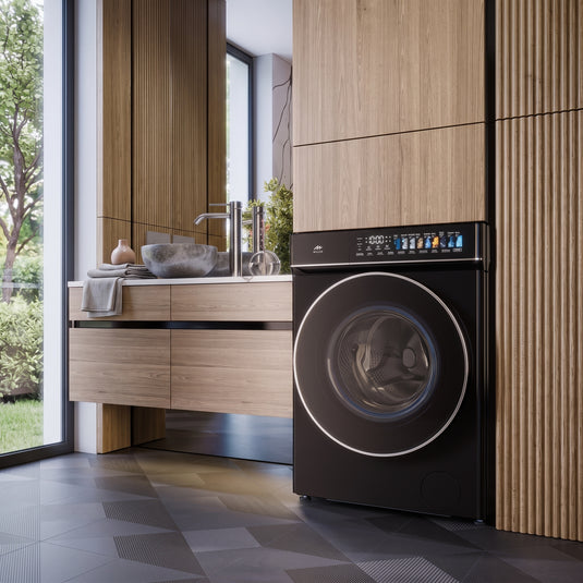 Millen Front Load Washing Machine, 12kg Capacity - Inverter Motor, Smart, Powerful, and Efficient, МWM12012BLIDD, 3 Year Warranty