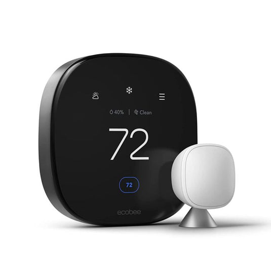 Ecobee Smart Thermostat Premium 6th Generation with Smart Sensor EB-STATE6-01 - Black - TDRA Approved