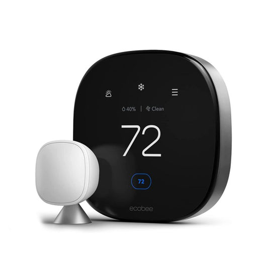 Ecobee Smart Thermostat Premium 6th Generation with Smart Sensor EB-STATE6-01 - Black - TDRA Approved