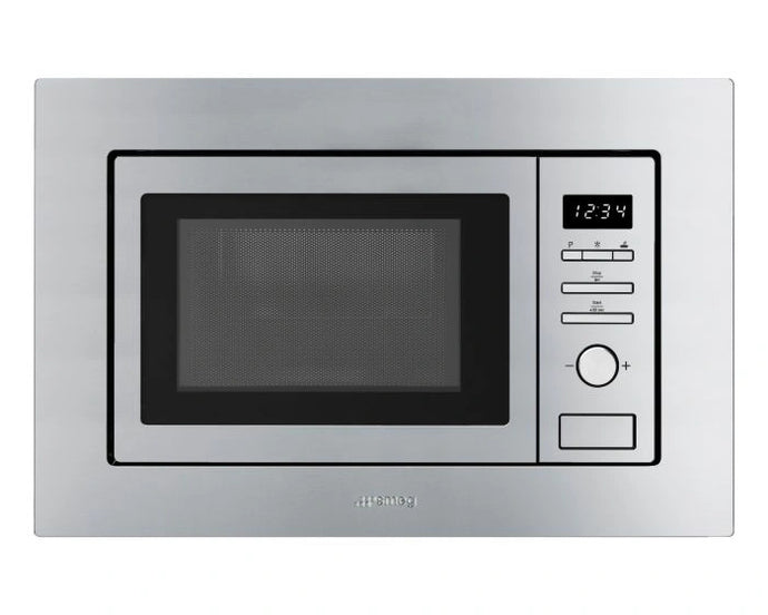 Smeg Built In Microwave Oven with Grill, 60 cm, FMI020X