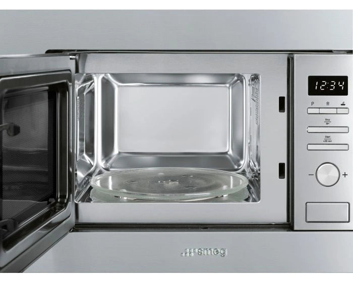 Load image into Gallery viewer, Smeg Built In Microwave Oven with Grill, 60 cm, FMI020X
