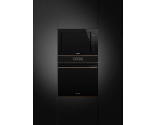 Smeg Built in Dolce Still Novo Microwave with Grill, 25 L, FMI625CN