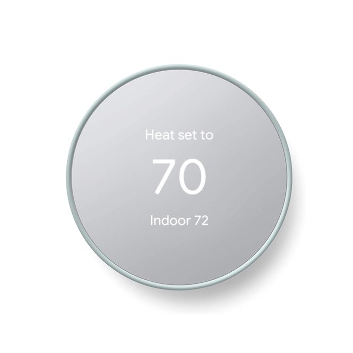 Google Nest Smart Programmable Wi-Fi Thermostat - Fog | TDRA Approved