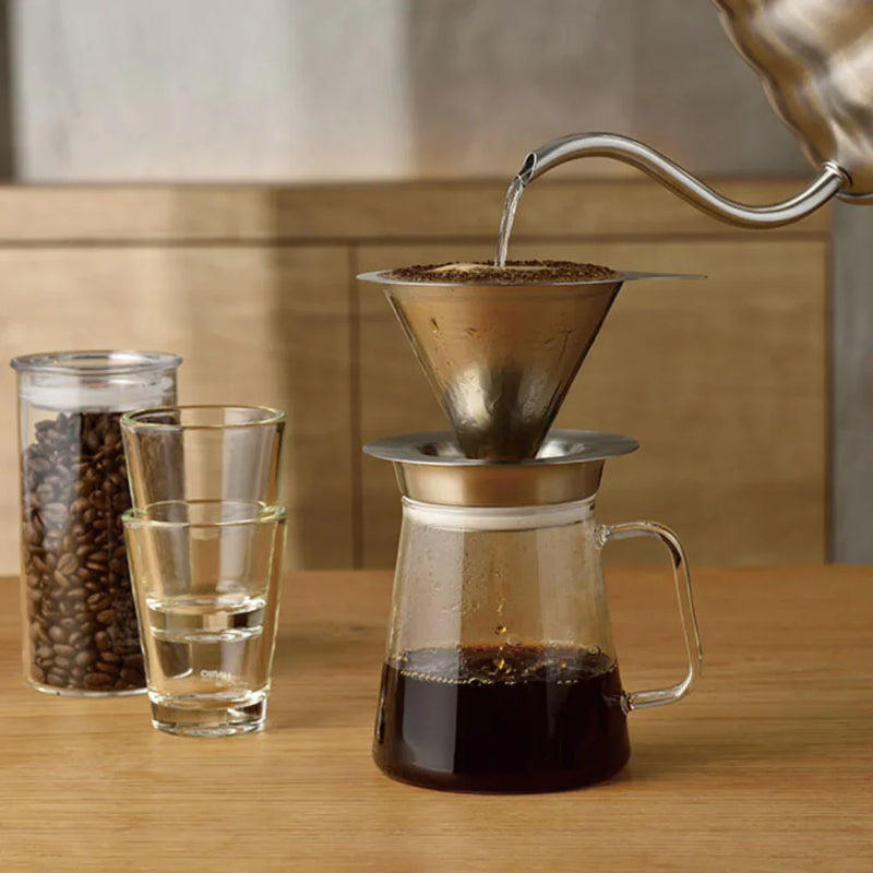 Load image into Gallery viewer, Hario Double Mesh Metal Dripper
