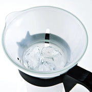 Hario V60 glass iced coffee maker with a 700ml capacity, featuring a clear glass carafe