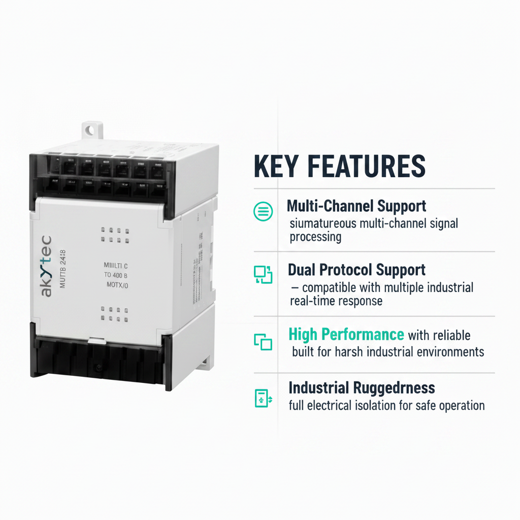 Akytec Analog Output Modules (AO, Modbus RTU/ASCII)
