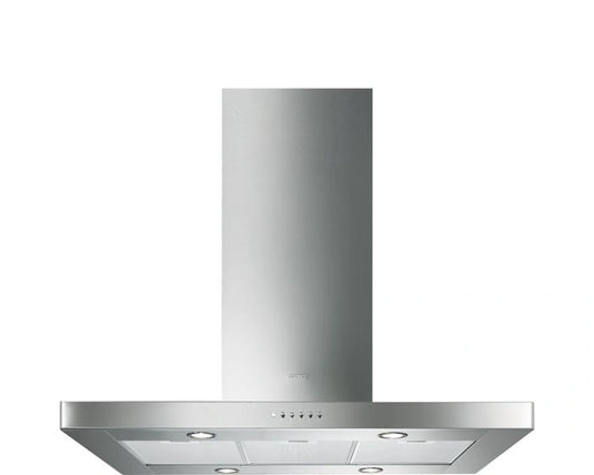 Smeg Decorative Built In Island Hood, 90cm, KI90XE