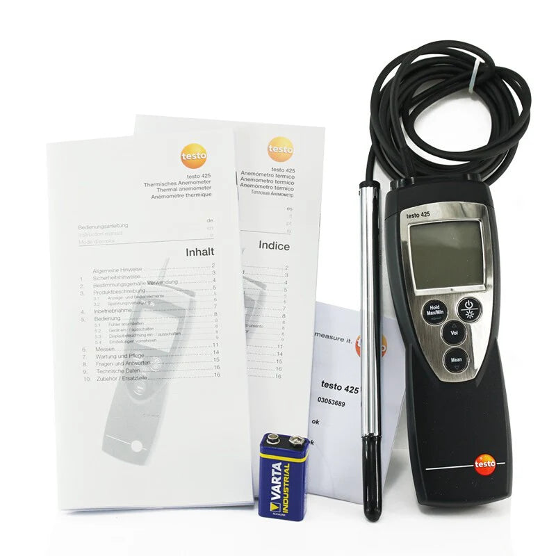Hand-held Thermal Anemometer Thermosphere Anemometer Wind Temperature And Wind Meter Anemometer