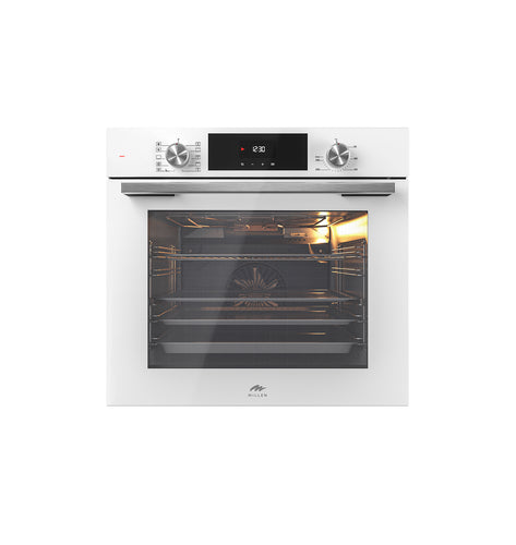 Millen 60cm Built-in Electric Oven MEO 6004 WH 10 Cooking Modes 3260W, 3 Year Warranty