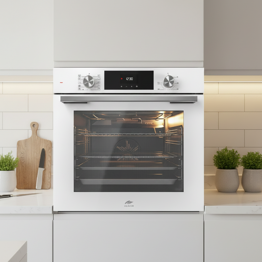Millen 60cm Built-in Electric Oven MEO 6004 WH 10 Cooking Modes 3260W, 3 Year Warranty