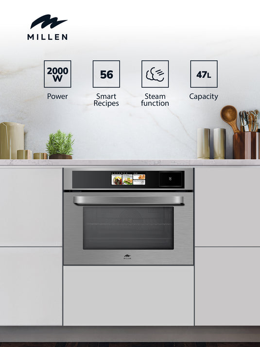 Built In Electric Combi Steam Oven with TFT Display MEOS 455 IX