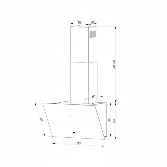 Millen Kitchen Hood MKH 601 BL