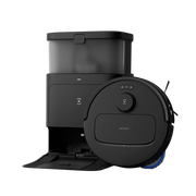 ECOVACS Robot Vacuum Cleaner N30 Pro Omni with Station, Robot Vacuum Cleaner 10000Pa, Hot Water Cleaning and Drying, 9 mm Skid Lifting Black