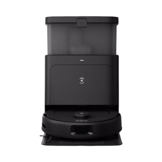 ECOVACS Robot Vacuum Cleaner N30 Pro Omni with Station, Robot Vacuum Cleaner 10000Pa, Hot Water Cleaning and Drying, 9 mm Skid Lifting Black