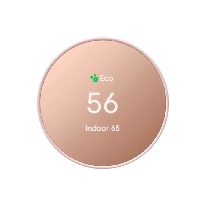 Google Nest Smart Programmable Wi-Fi Thermostat - Sand | TDRA Approved