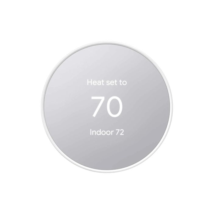 Google Nest Smart Programmable Wi-Fi Thermostat - Snow | TDRA Approved
