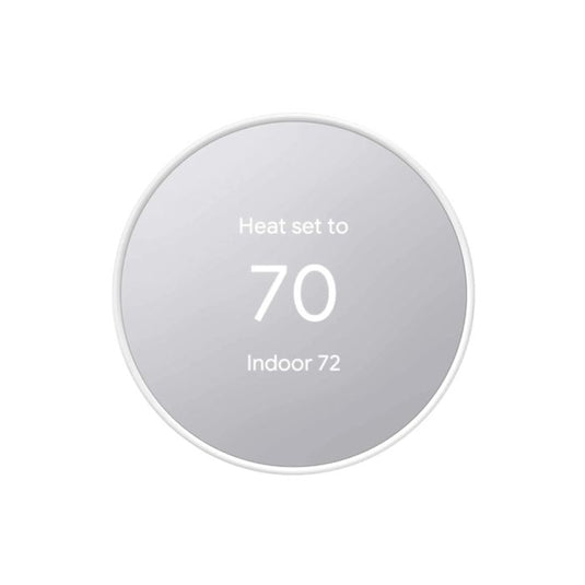 Google Nest Smart Programmable Wi-Fi Thermostat - Snow | TDRA Approved
