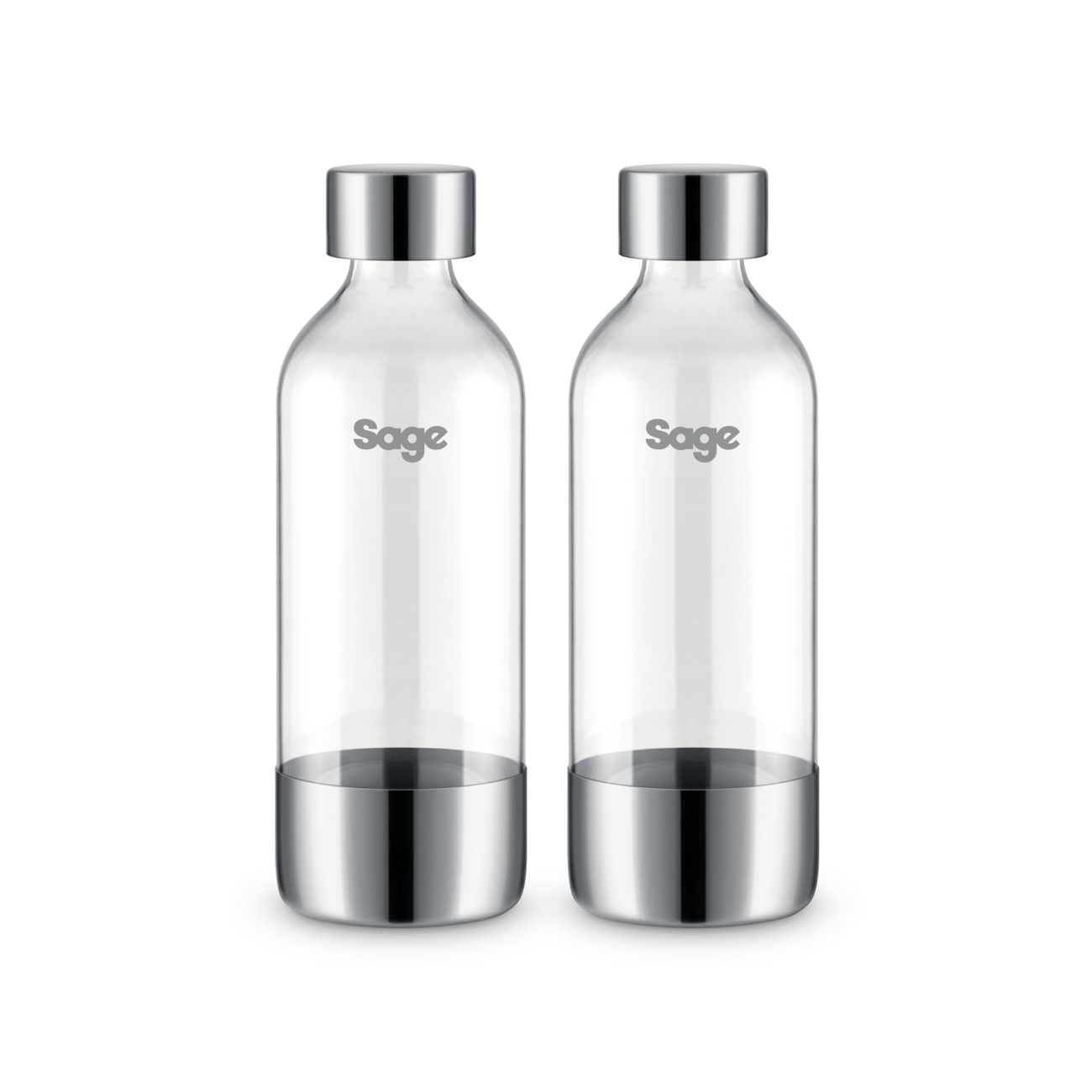 Sage SCA001BSS0ZEU1 The InFizz Bottles 1L Brushed Stainless Steel
