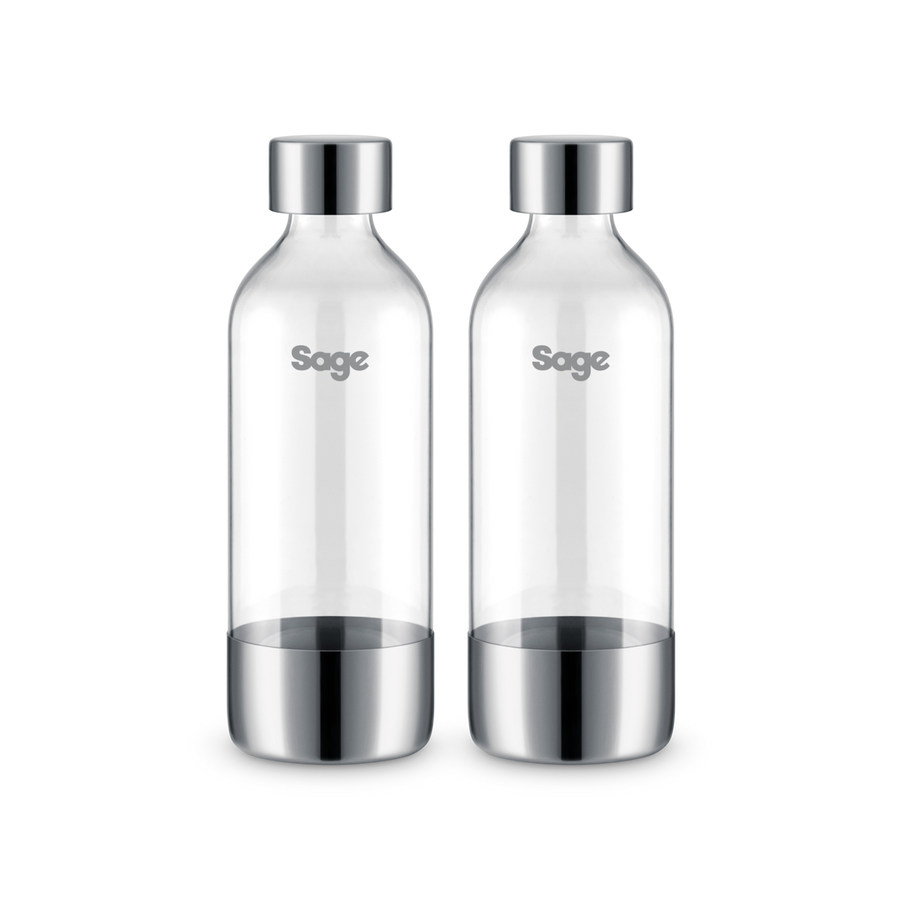 Sage SCA001BSS0ZEU1 The InFizz Bottles 1L Brushed Stainless Steel
