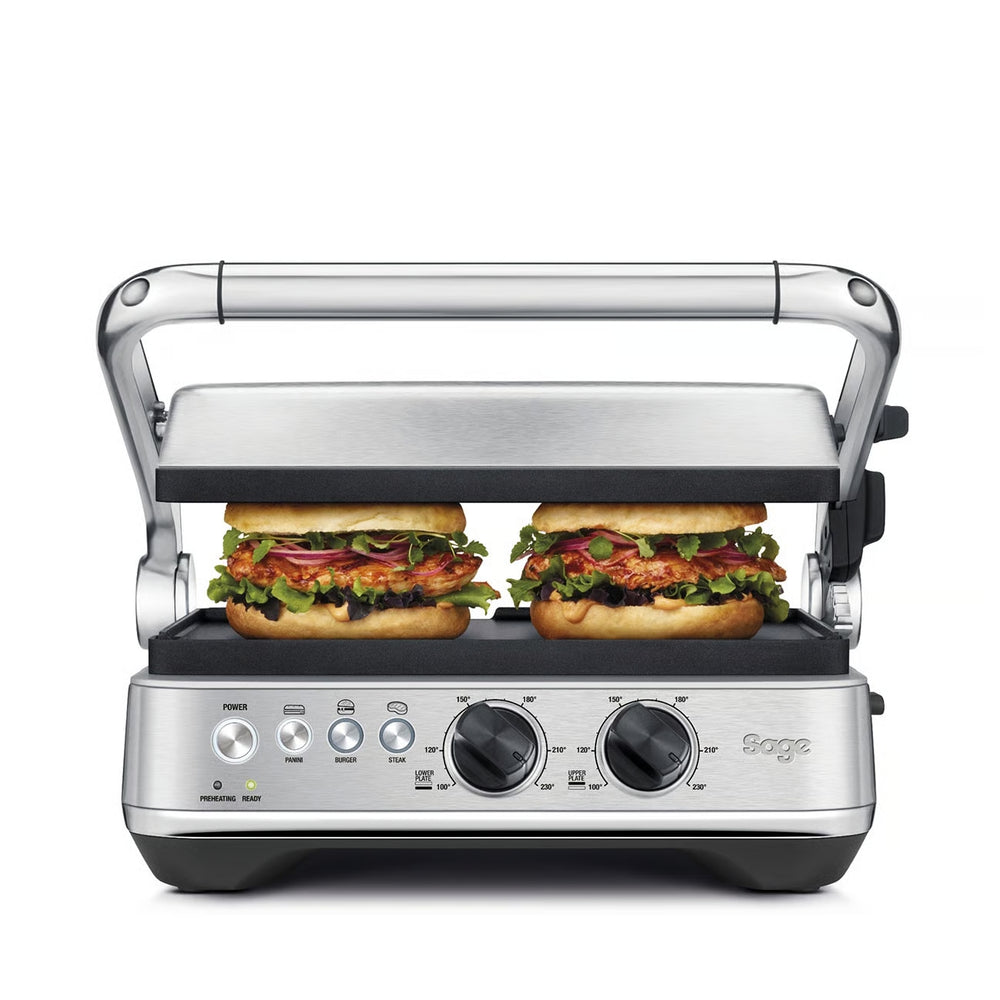 Sage SGR700BSS4GEU1 Grill: The BBQ & Press™ Grill Brushed Stainless Steel