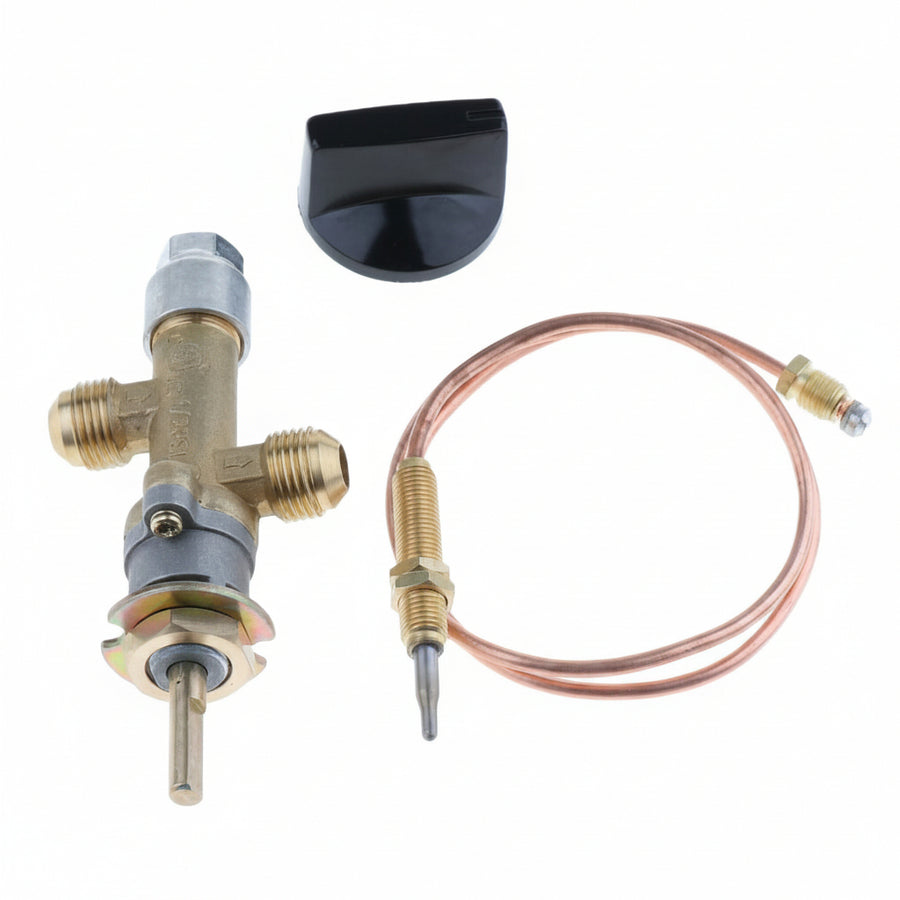 perfk Gas Main Control Valve With Thermocouple & Knob, Suitable for Grill, Fire Pit, Fireplace, Furnace & Heater Price Shop in Dubai UAE. faj.ae