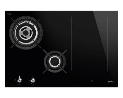 Smeg Built In Combination Hob, 75 cm, PM3743D