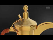 Arab Dalla Deem Electric Arabic Coffee Maker-Gold