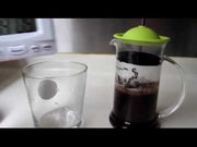 Hario Coffee Press Slim Premium Glass Coffee Maker 240ml Single Cup Brewing