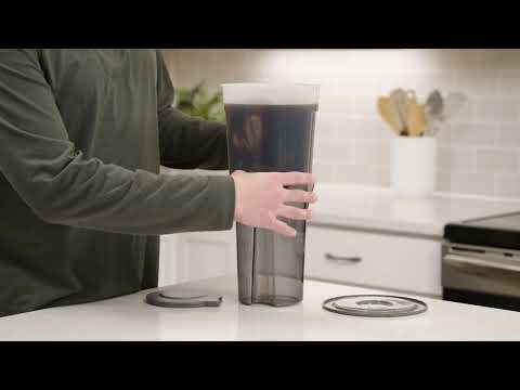 Load and play video in Gallery viewer, Toddy Essential Cold Brew Maker Kit – Durable BPA-Free Plastic, Easy-Steep Design for Smooth, Rich Coffee Concentrate, 38 oz
