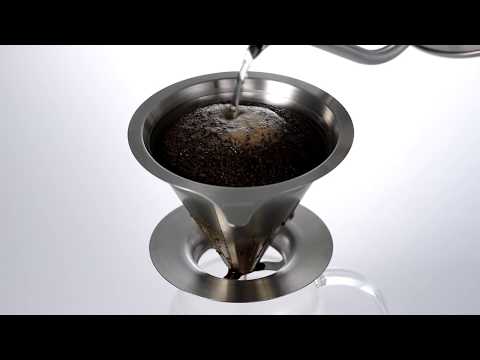 Load and play video in Gallery viewer, Hario Double Mesh Metal Dripper
