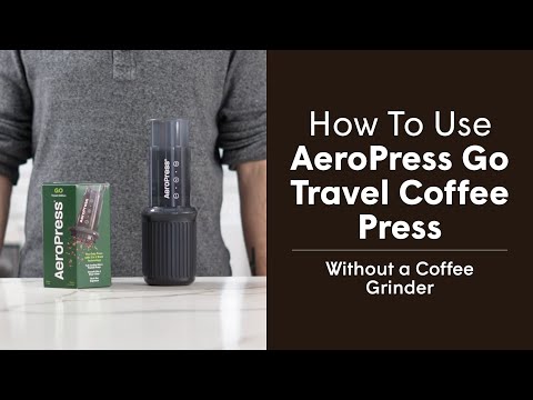 Load and play video in Gallery viewer, AeroPress Go Travel Coffee Maker: On the Road 1 Cup Coffee
