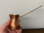 STC Pro 1 Copper Pot Cezve – Tin Plated 150ml (5oz) Capacity for Turkish Coffee