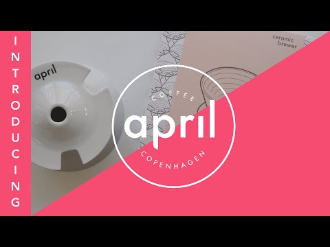 Load and play video in Gallery viewer, April Pour Over Ceramic Brewer – Manual Coffee Dripper
